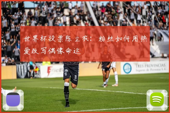 世界杯投票陈立农:粉丝如何用热爱改写偶像命运