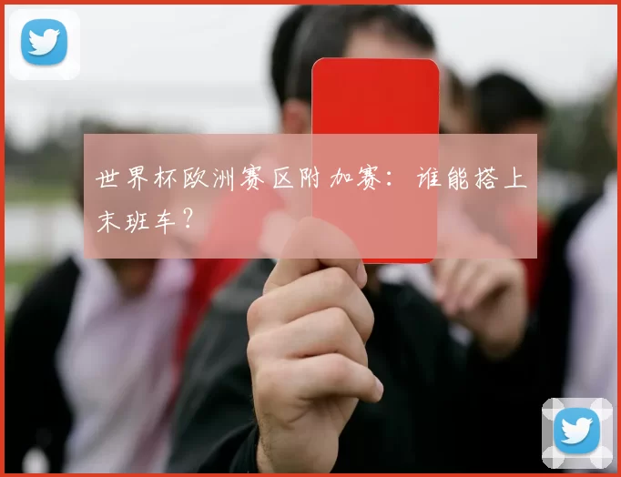 世界杯欧洲赛区附加赛:谁能搭上末班车?