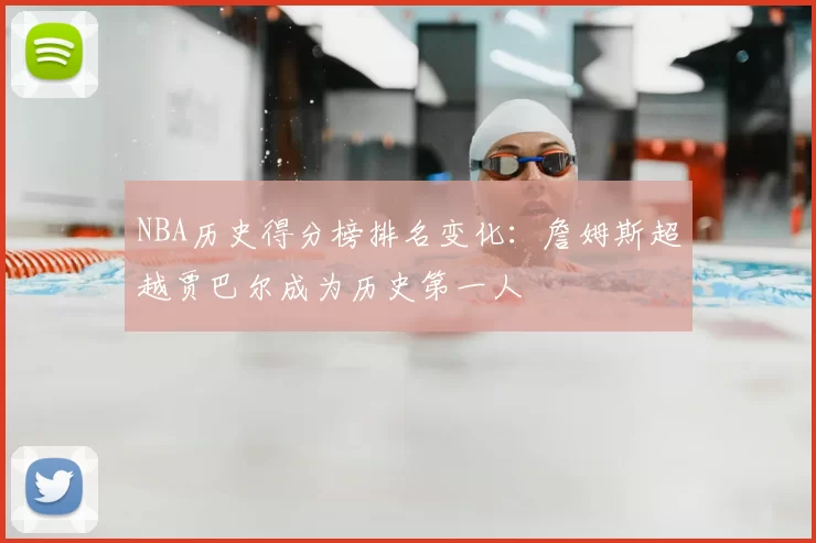 NBA历史得分榜排名变化：詹姆斯超越贾巴尔成为历史第一人