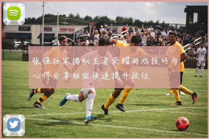 张强独家揭秘王者荣耀游戏技巧与心得分享助你快速提升段位